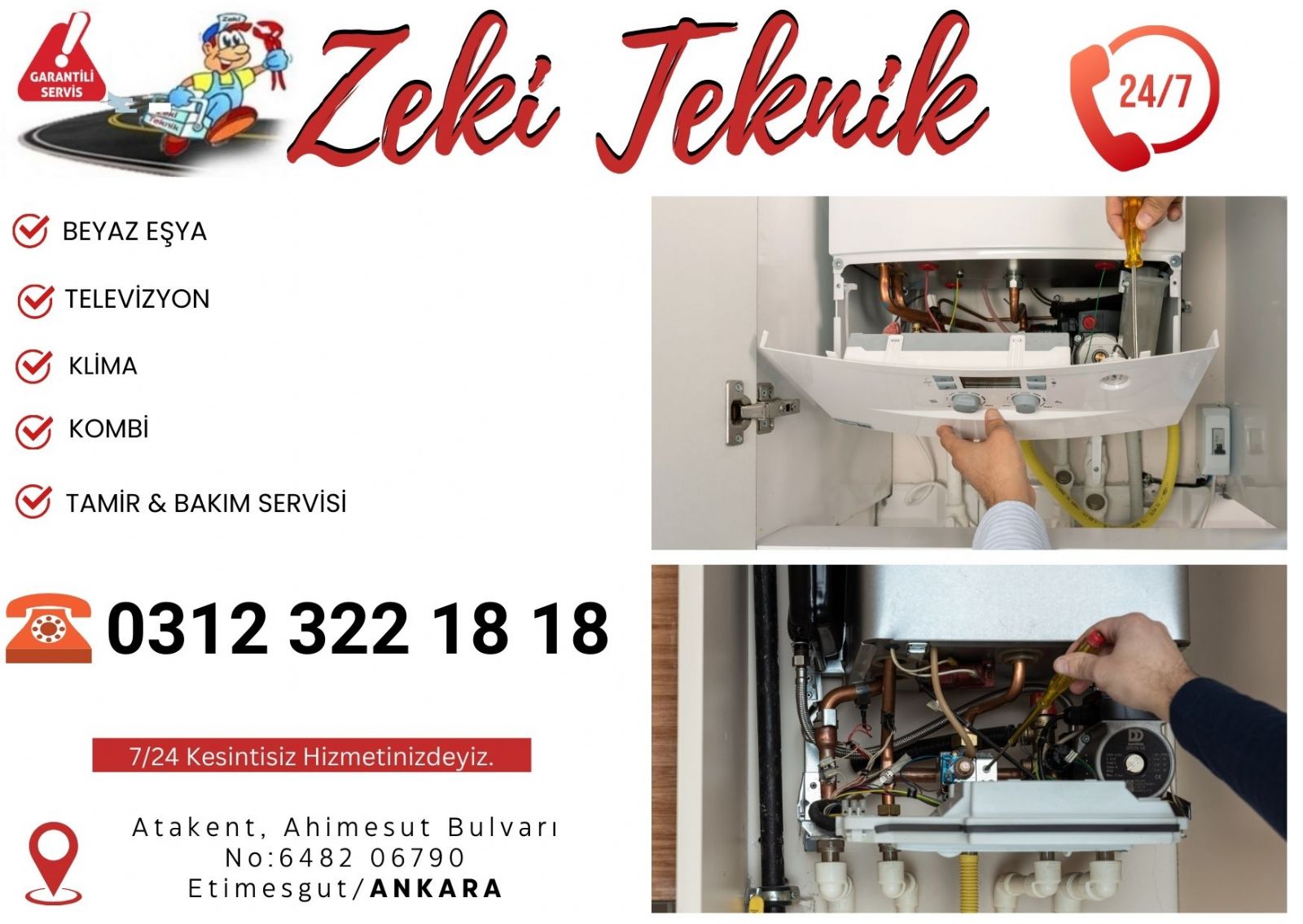 Elvankent Kombi Servisi